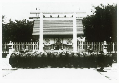 台南神社/北百川宮親王逝於宅第南側屋舍，日本政府將其去世寢殿